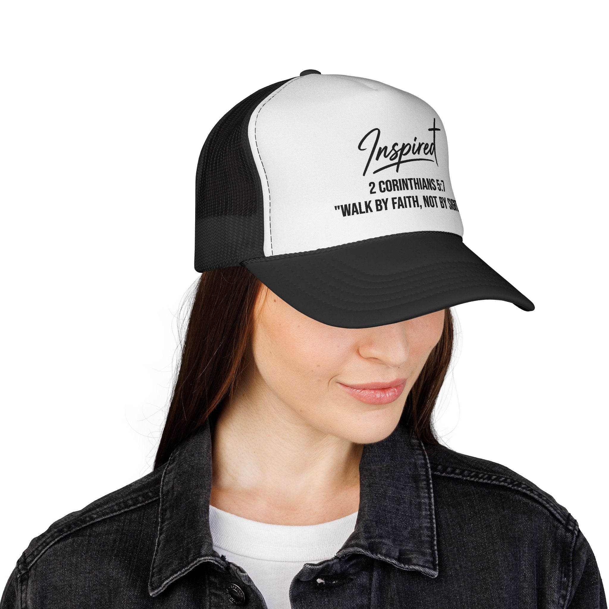 Inspired Signature "Walk By Faith" Trucker Hat