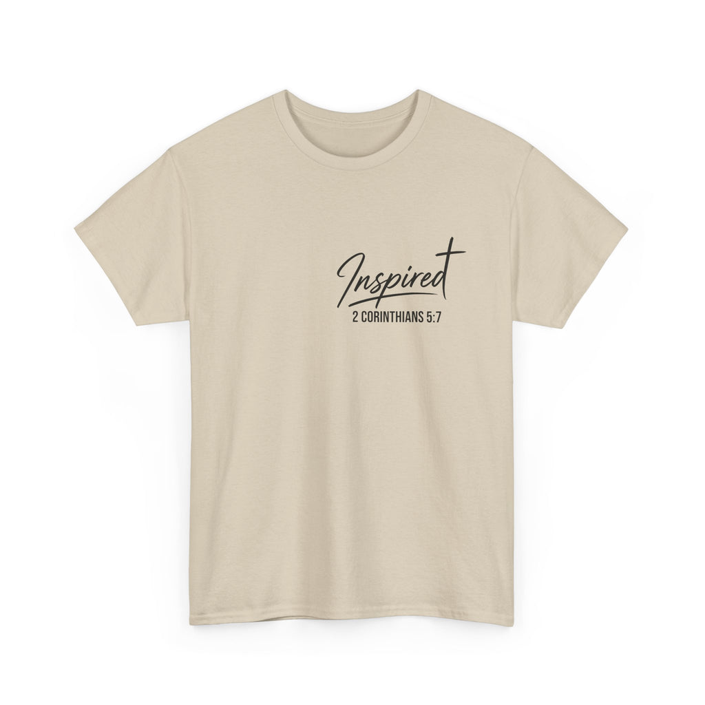 Walk By Faith Heavy cotton Tee